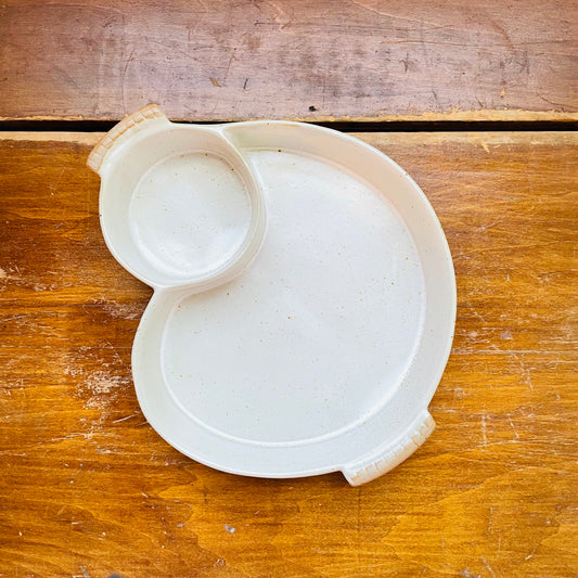 Stoneware Dip Dish with Handles