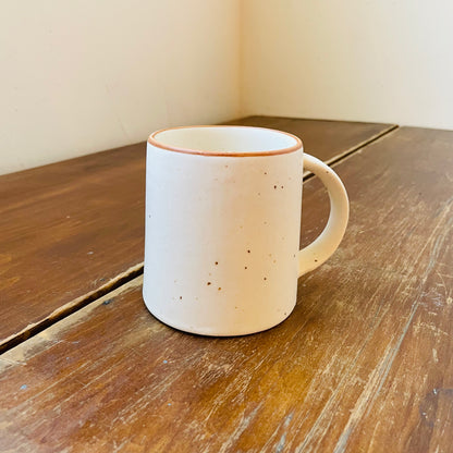 Beige Speckled Stoneware Mug