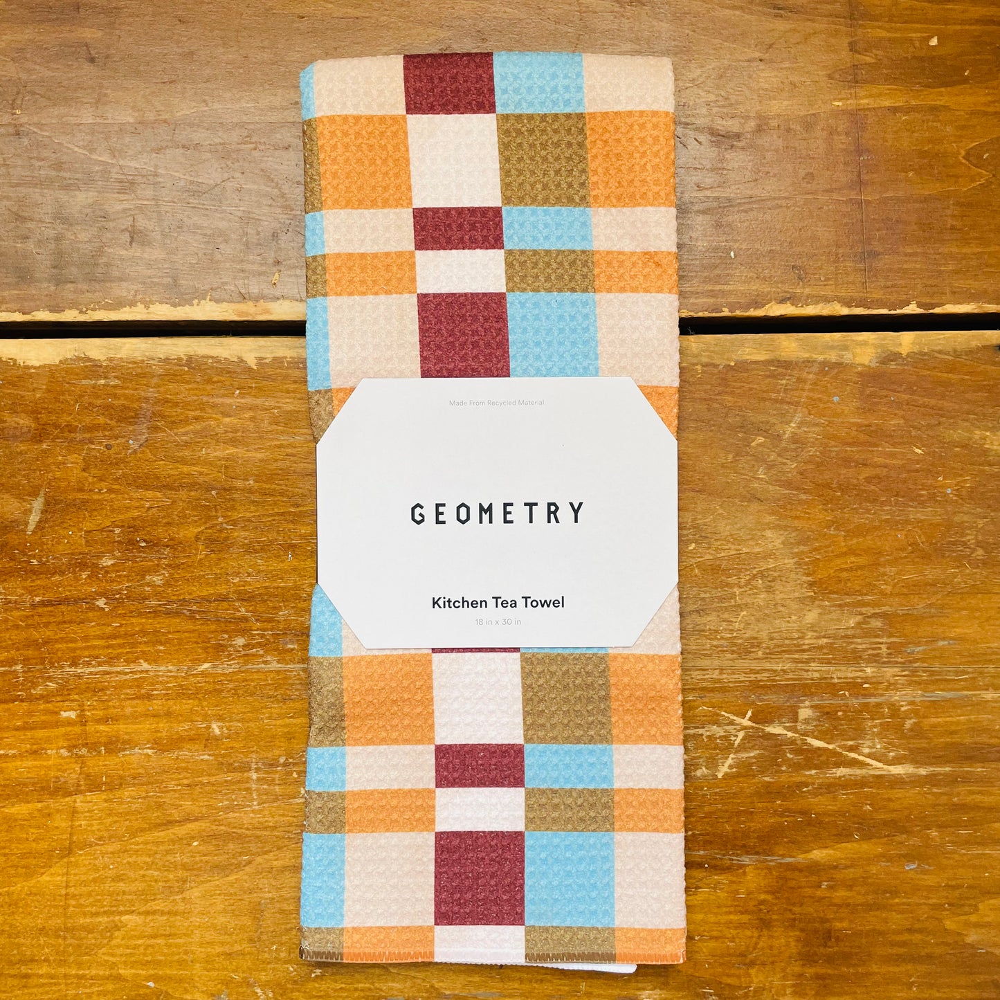 Cozy Day Checkers Tea Towel