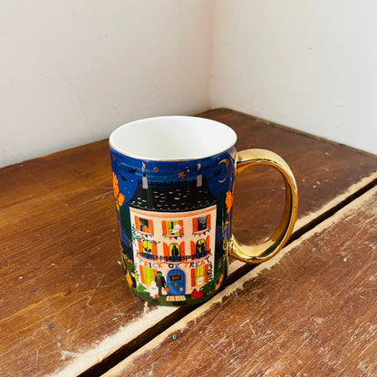 Haunted House Porcelain Mug