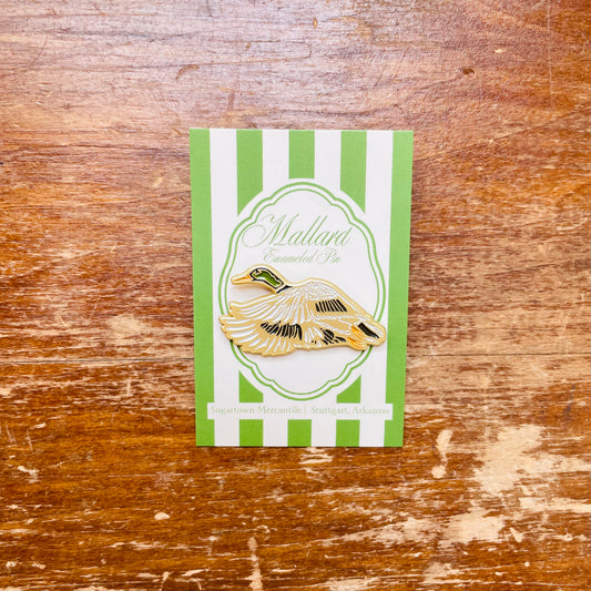 Mallard Enameled Pin