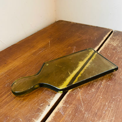 Colored Glass Cheese Board