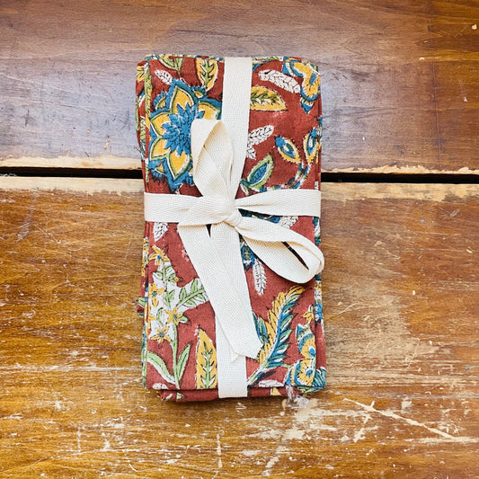 Cotton & Linen Napkins, Set of 4
