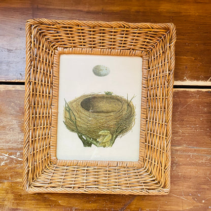 Hand-Woven Wicker Photo 8"x 10" Frame