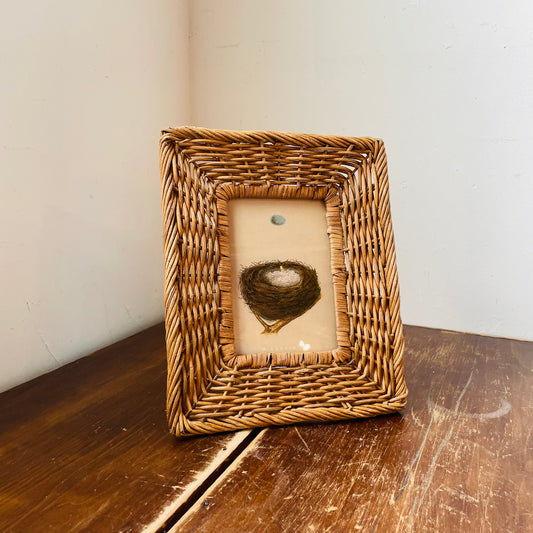 Hand-Woven Wicker Photo 5"x7" Frame