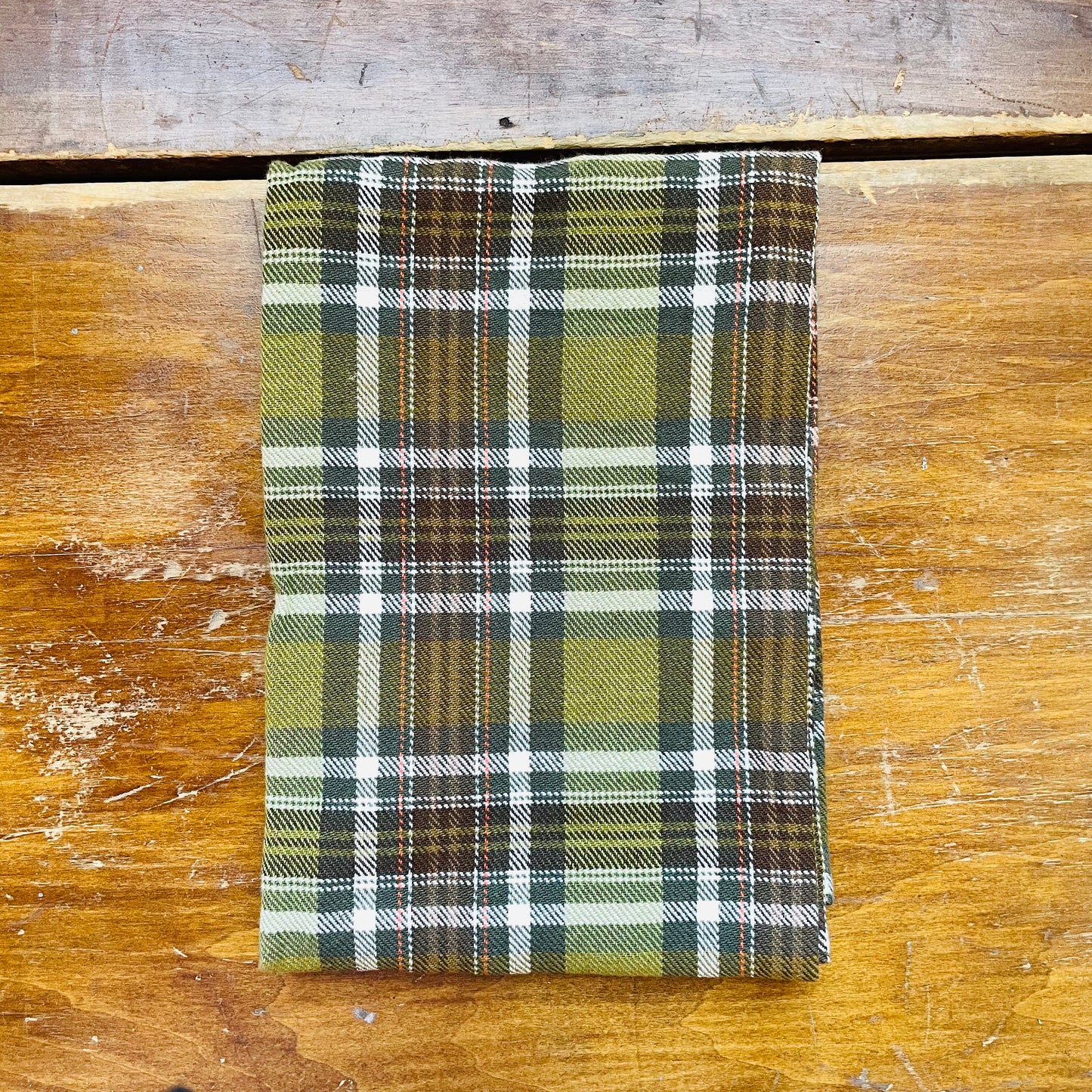 Plaid Cotton Tea Towel Set