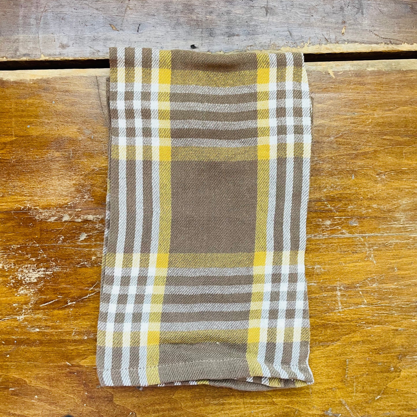 Plaid Cotton Tea Towel Set