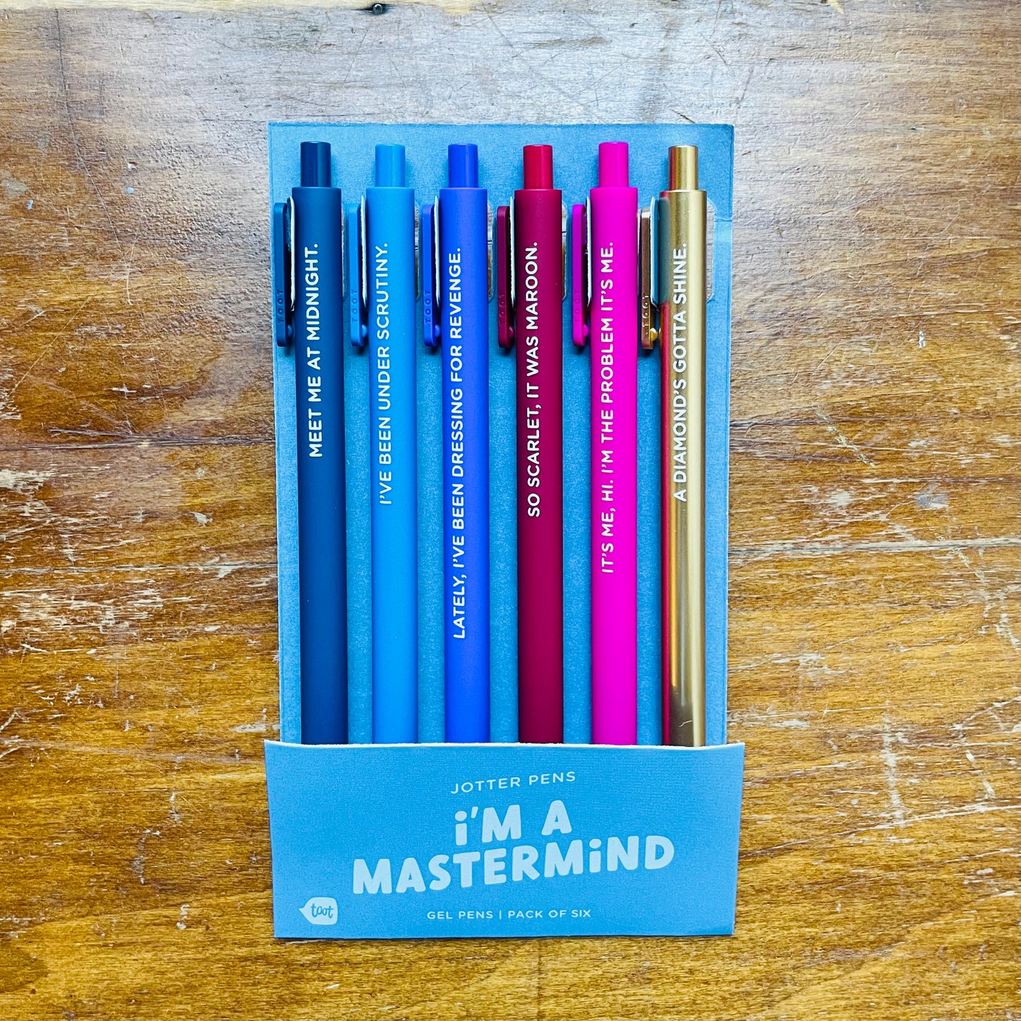 I'm a Mastermind Jotter Pens