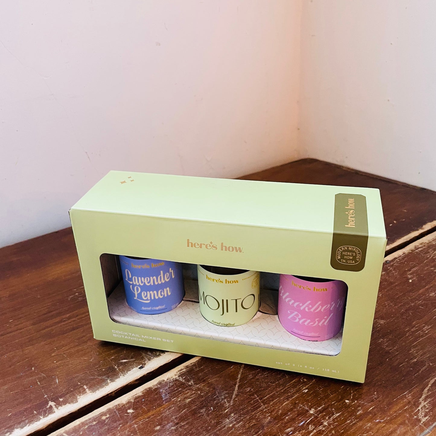 Set of 3 Mini Mixers: Botanical
