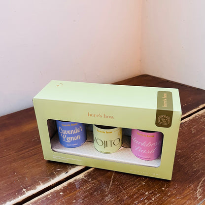 Set of 3 Mini Mixers: Botanical