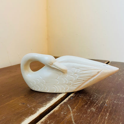 Hand-Carved Kenyan Soapstone Goose- Vintage