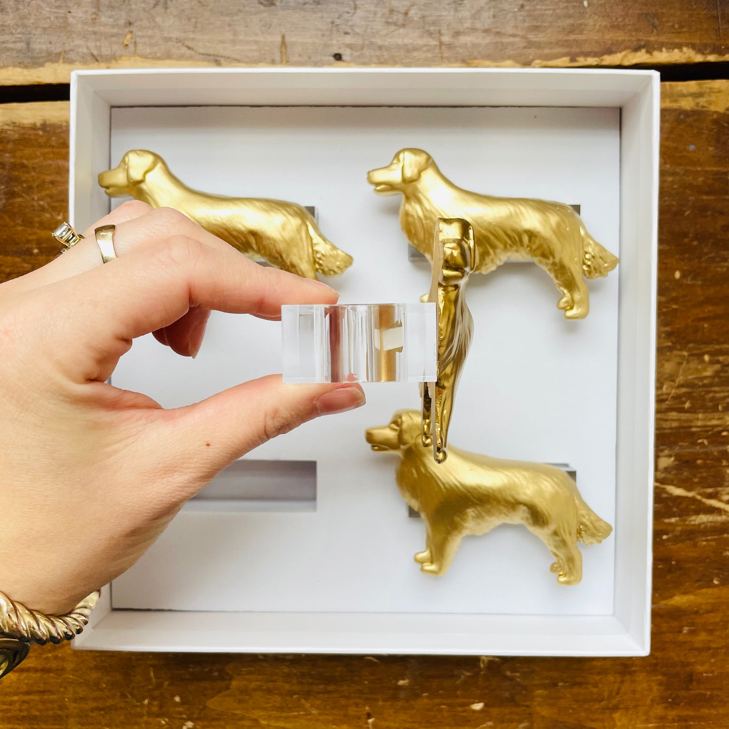Golden Retriever Napkin Rings