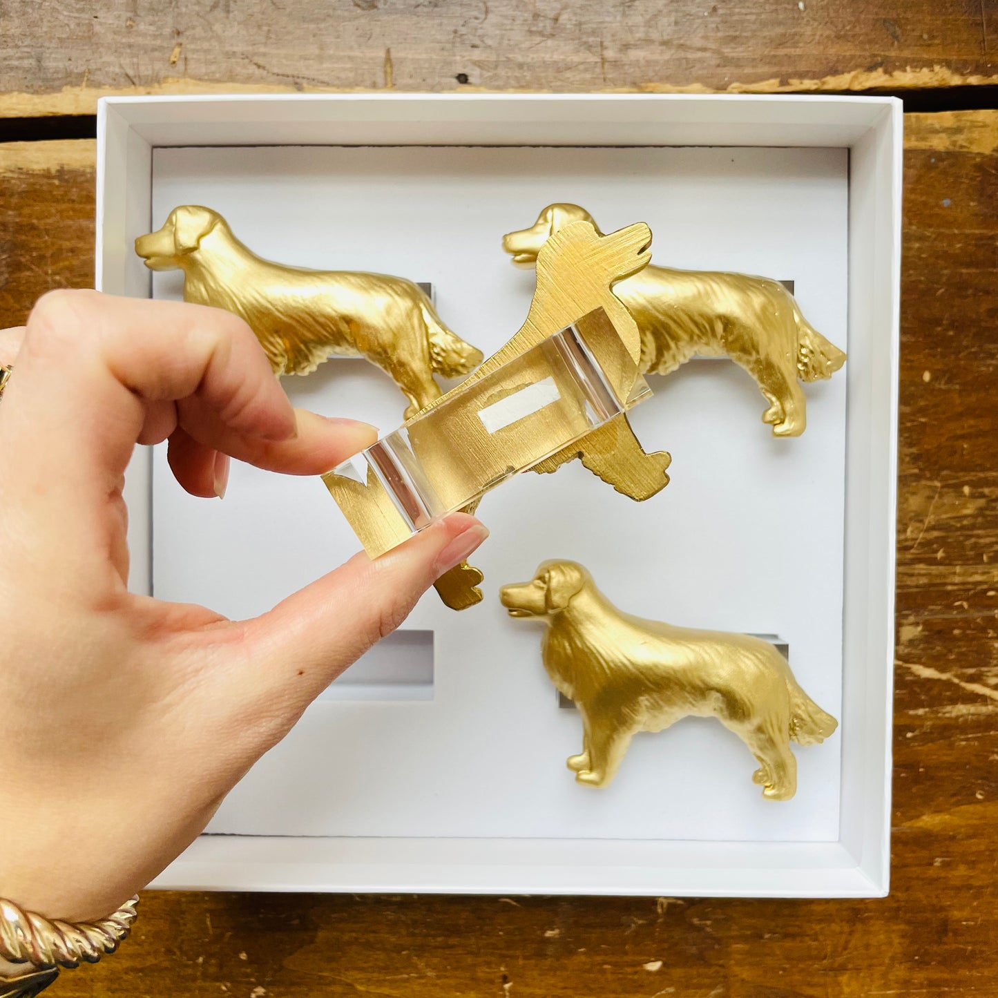 Golden Retriever Napkin Rings