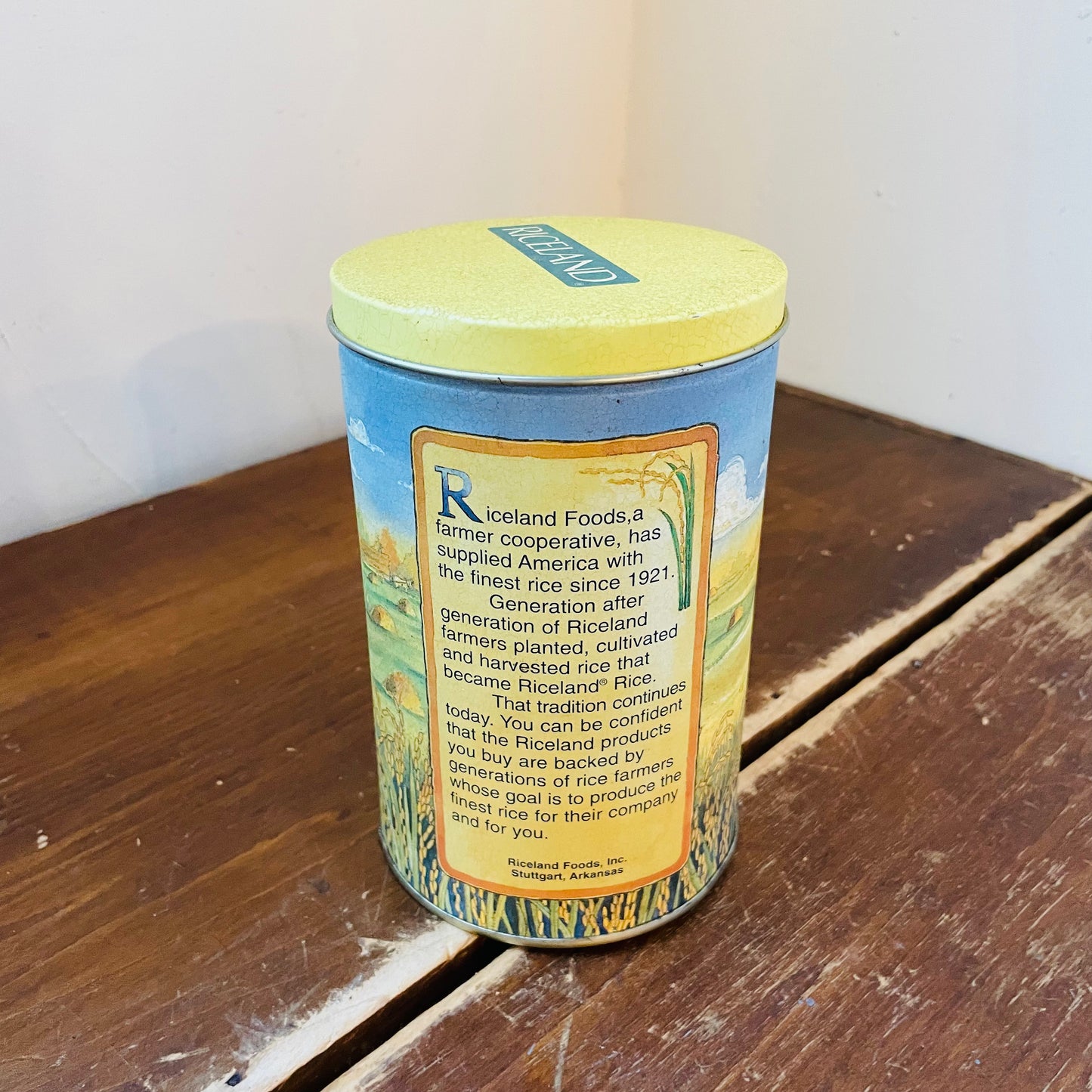 Riceland 75th Anniversary Advertising Tin - Vintage