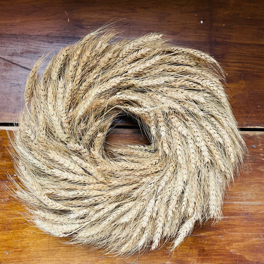 Dried Wheat Wreath