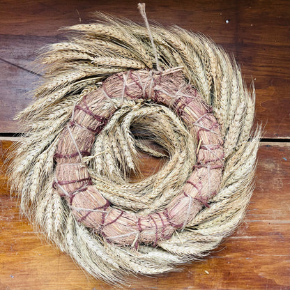 Dried Wheat Wreath