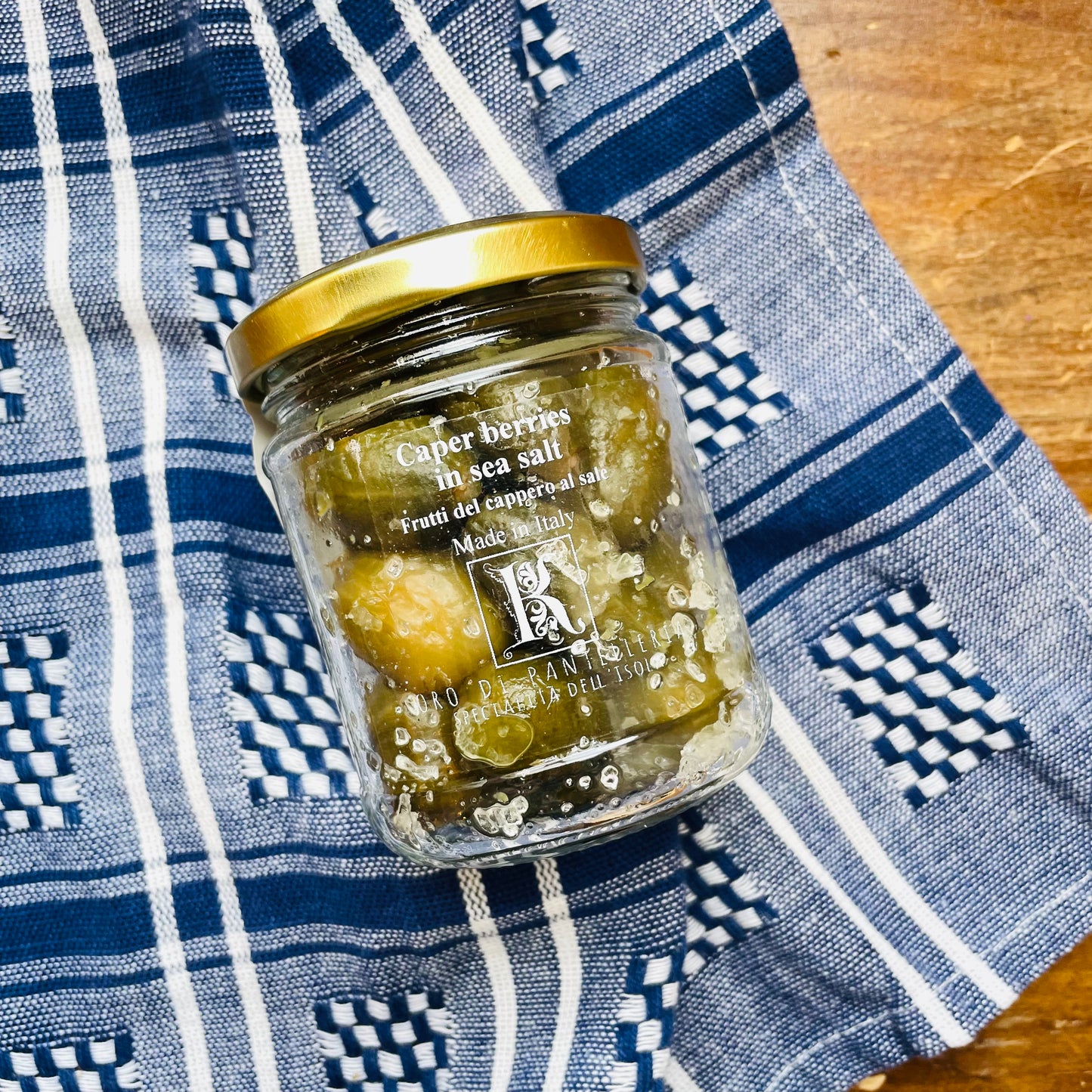 Caper Berries in Sea Salt