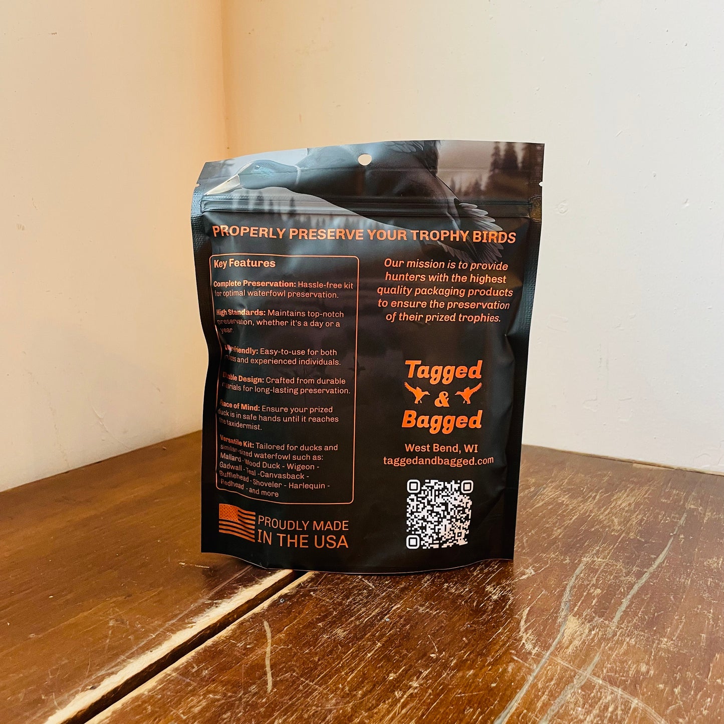 Tagged & Bagged Duck Preservation Kit