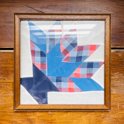 Quilt Square Framed- Vintage