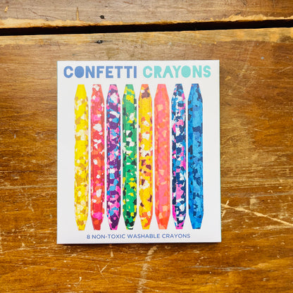 Happy Confetti Crayon Set