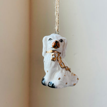 Ceramic Staffordshire Dog Ornament