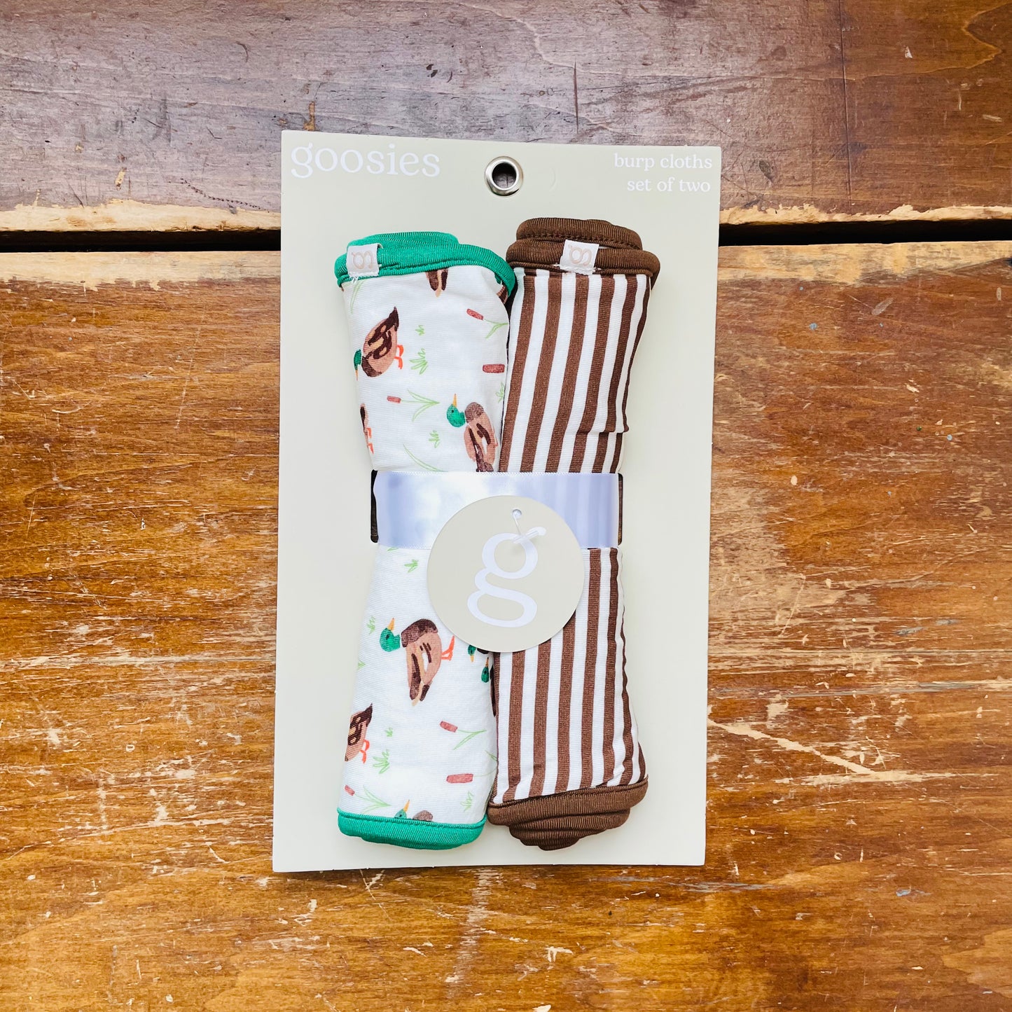 Mallard Drake Burp Cloth Set