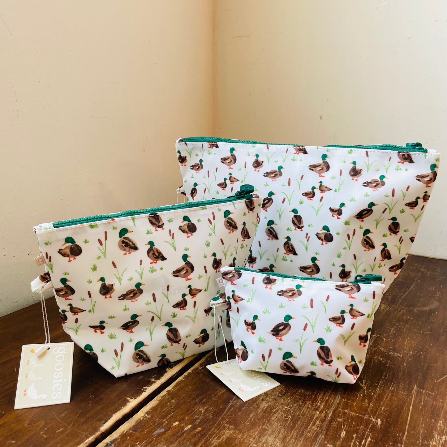 Mallard Drake Easy Clean Pouch Set of 3