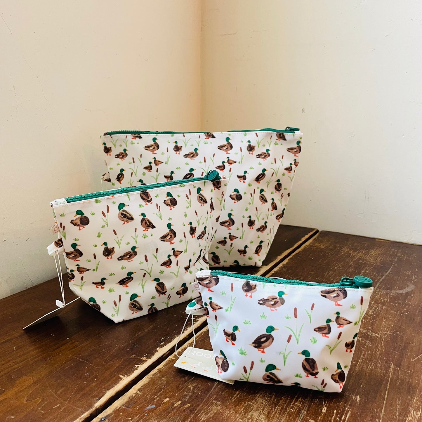 Mallard Drake Easy Clean Pouch Set of 3