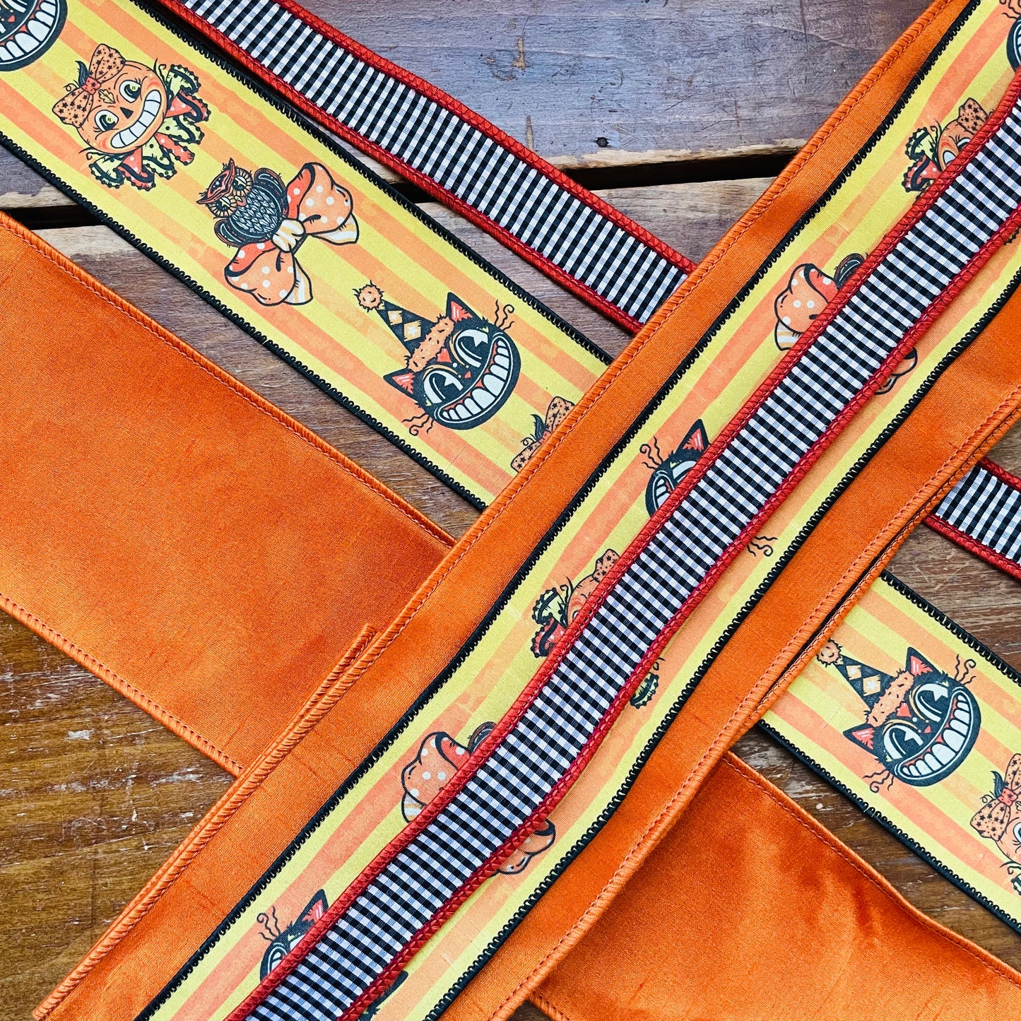 Vintage Halloween Pre-cut Ribbon Pack