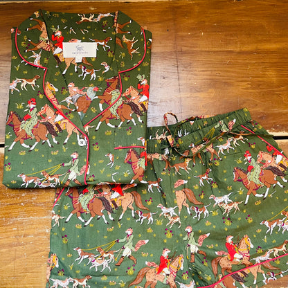 Fox Hunting Short PJ Set