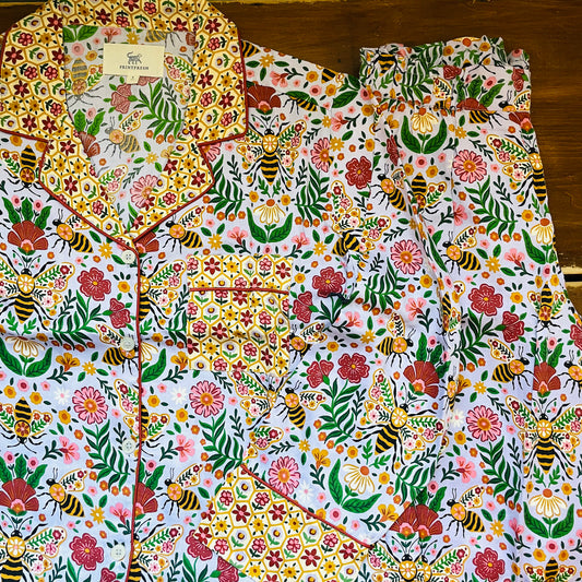 Bee Tapestry Eco Satin Soho Set