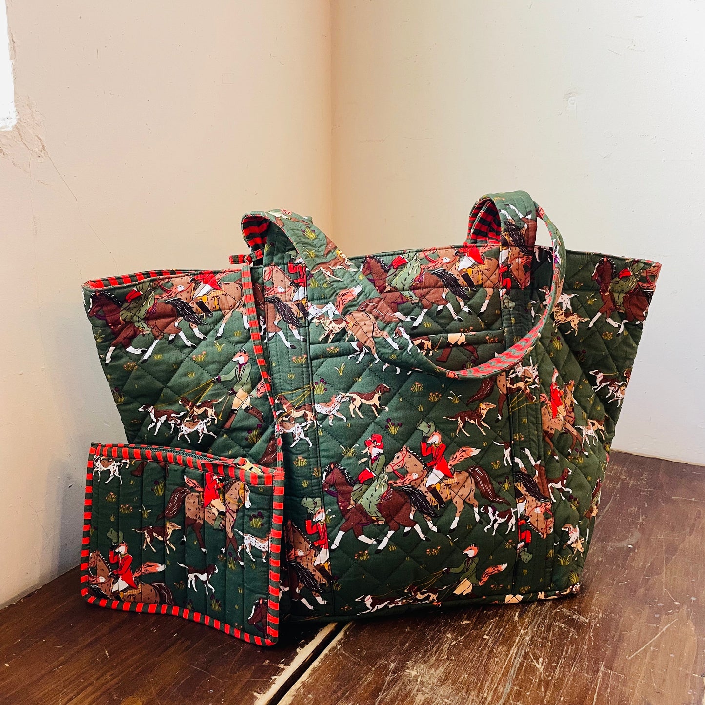 Fox Hunting Weekender Bag
