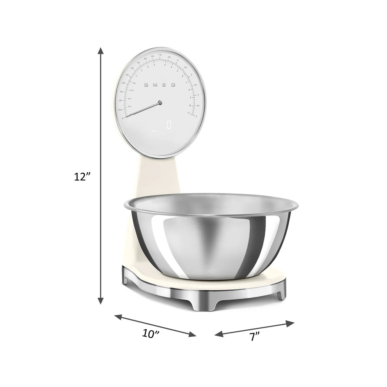 SMEG Cream Kitchen Scale