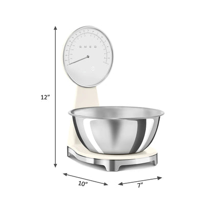 SMEG Cream Kitchen Scale