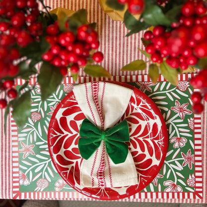 Holiday Garden Paper Placemats- Lucy Grymes