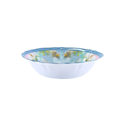 Nantucket Bloom Melamine Salad Bowl Set