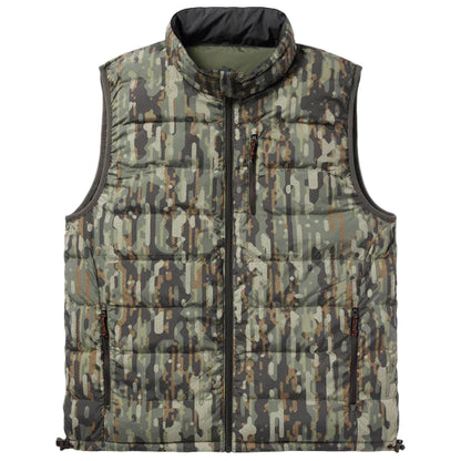 Reversible Puffer Vest: Raven & Woodland