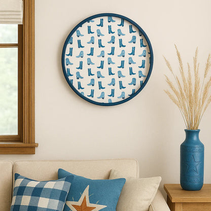 Navy Gallery Tray