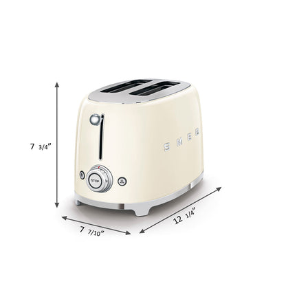 SMEG Pastel Blue 2 Slice Toaster
