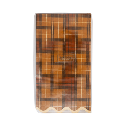Autumn Plaid Dinner Paper Napkins
