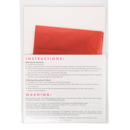 Scalloped Heart Mylar Balloon