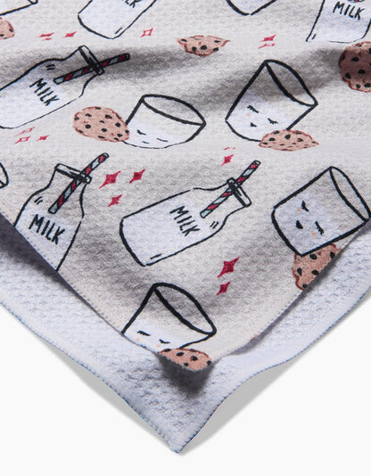 Milk And Cookies Tea Towel