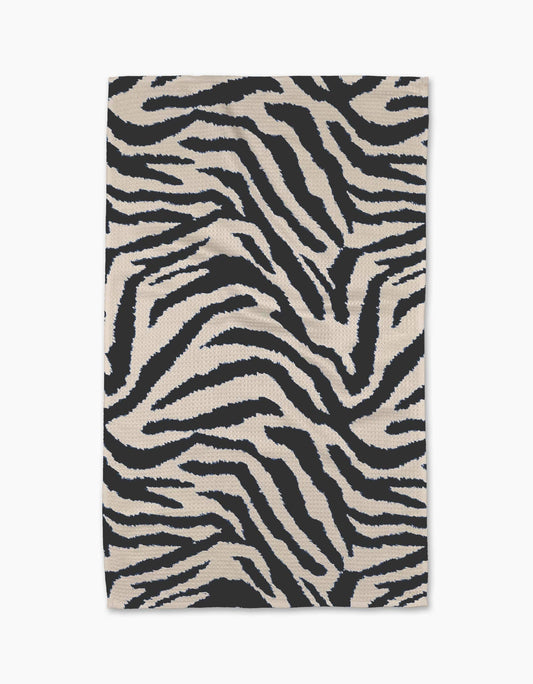 Zira Black Tea Towel