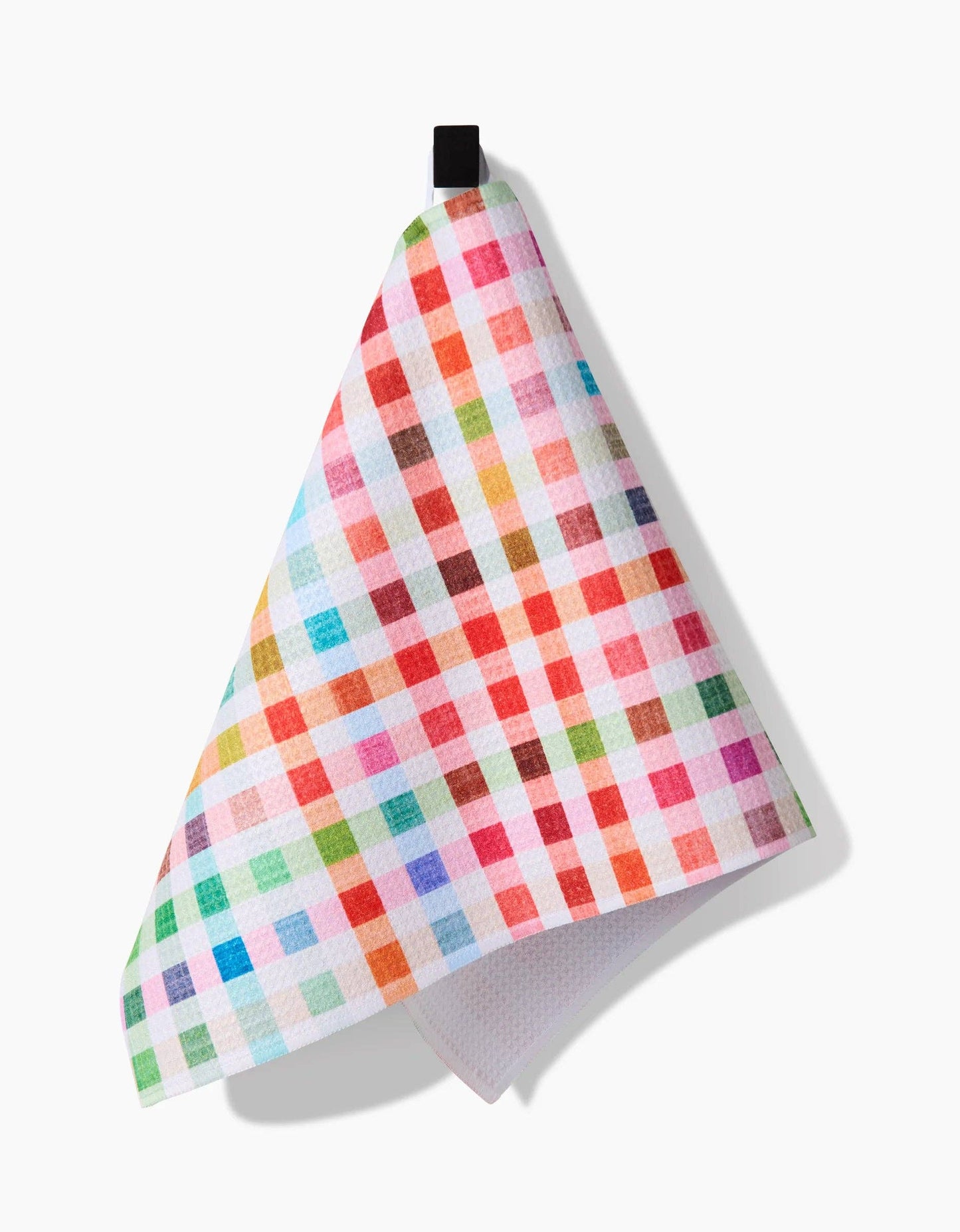 Woven Spring Plaid Bar Towel