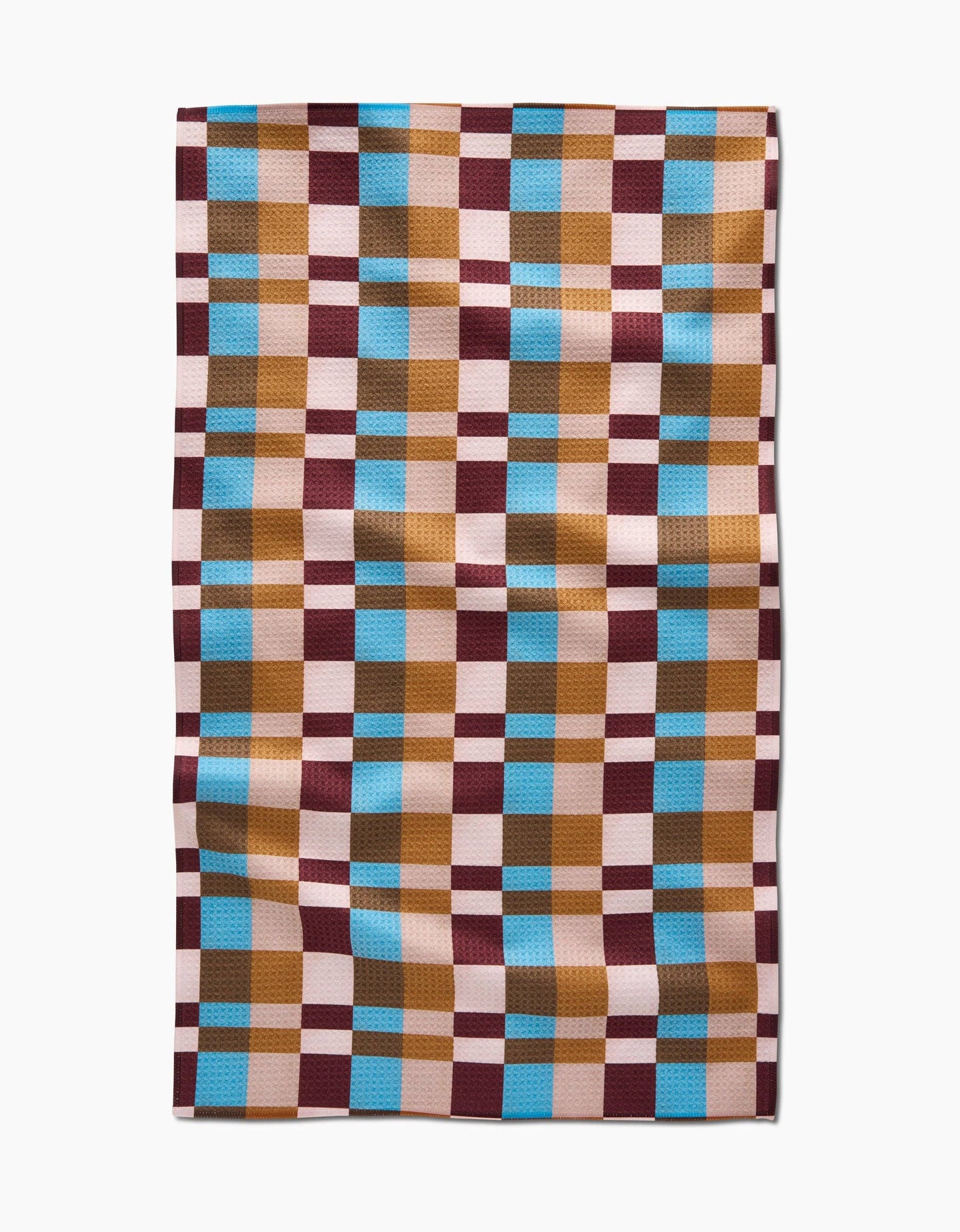 Cozy Day Checkers Tea Towel