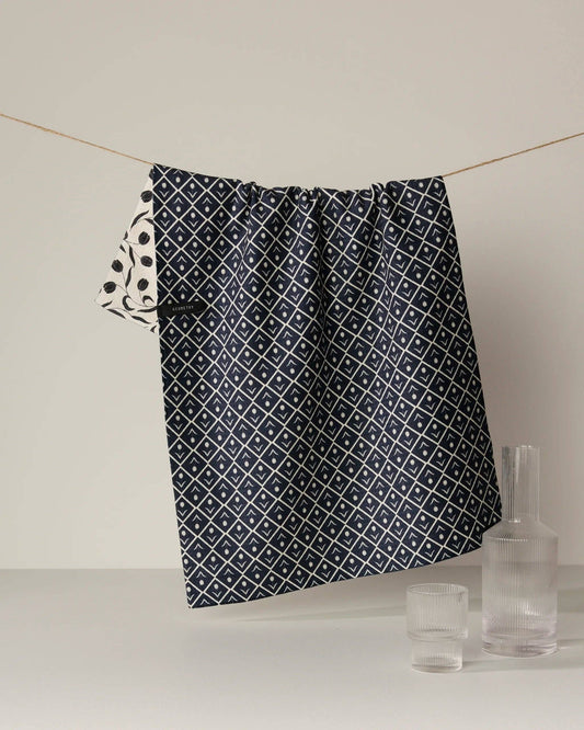 Tulip Noir Luxe Kitchen Towel