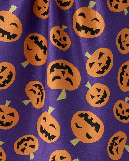 Purple Gourd Gang Tea Towel