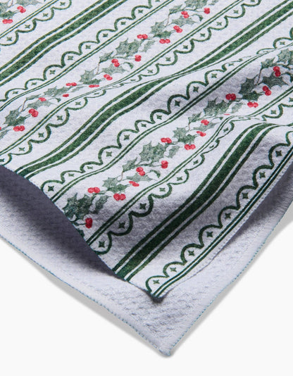 Christmas Vines Tea Towel