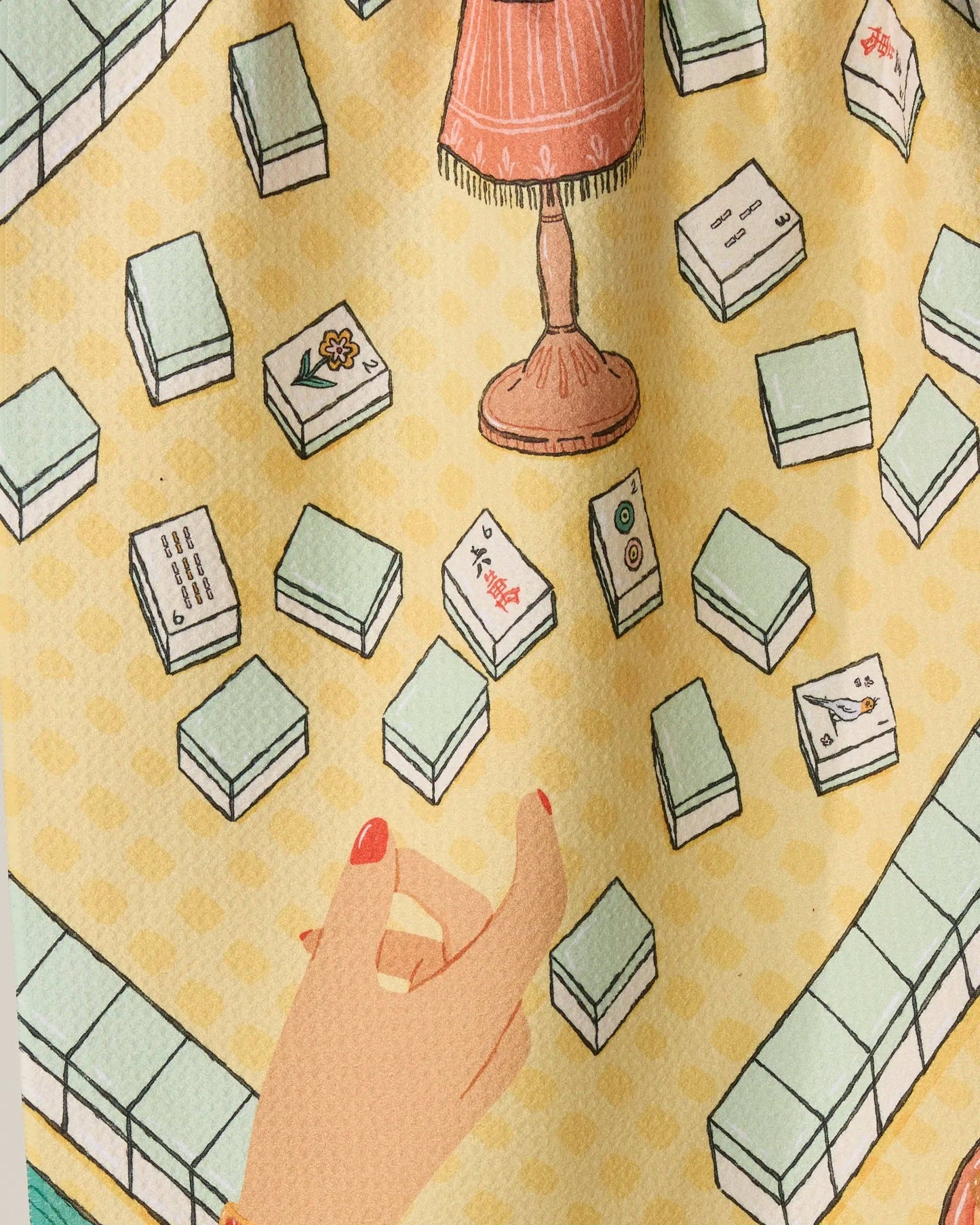 Lucky Hand Tea Towel