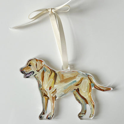 Yellow Lab Ornament